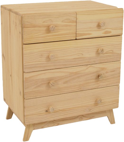 Ollie 3 + 2 Draw Chest Mistry's Pine Furniture
