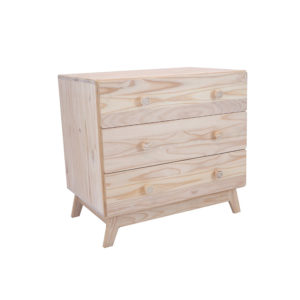 Pine Ollie 3 Drawer Chest