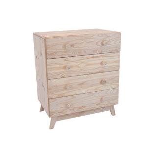Pine Ollie 4 Drawer Chest