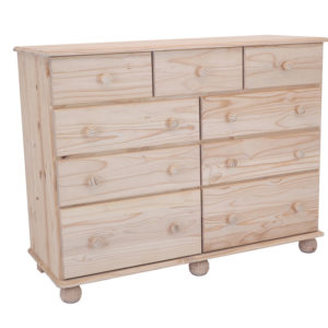 Pine Globe D9 Chest Of Drawer