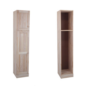 Pine Single Broom Cupboard