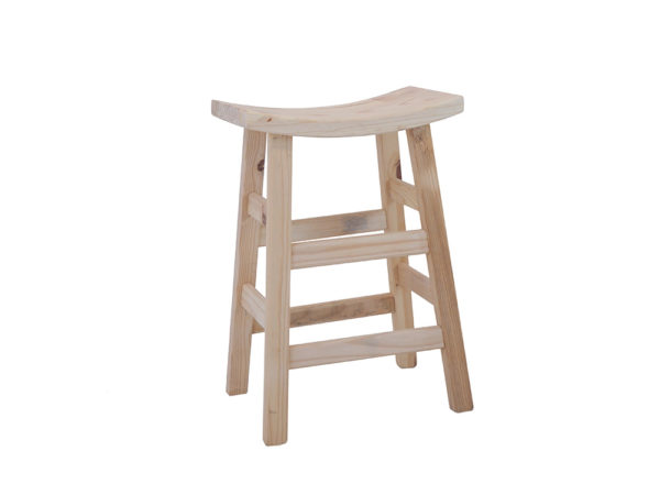 Pine Saddle Stool 600mm