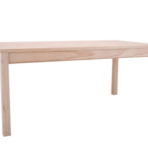 Pine Plain Leg Table 1800 X 900