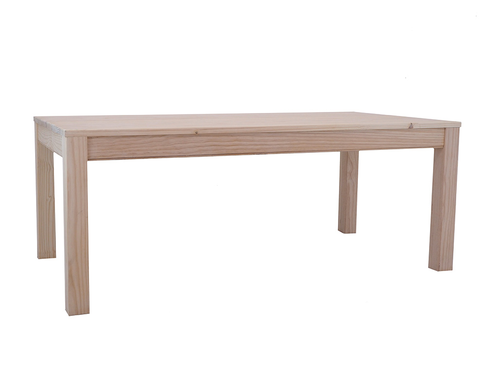 Pine Plain Leg Table 2000 X 1000