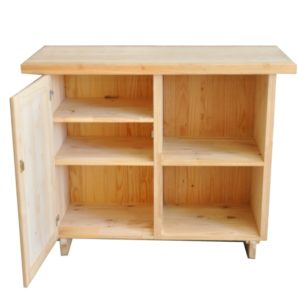 Pine Straight Slatted Bar 125