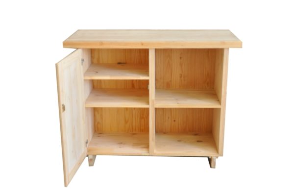 Pine Straight Slatted Bar 125