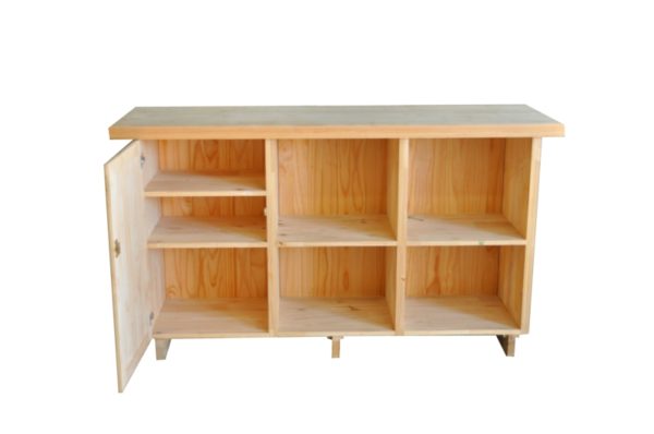 Pine Straight Slatted Bar 180