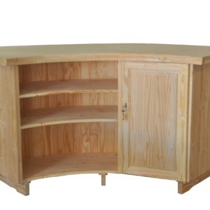 Pine Curved Slatted Bar 200