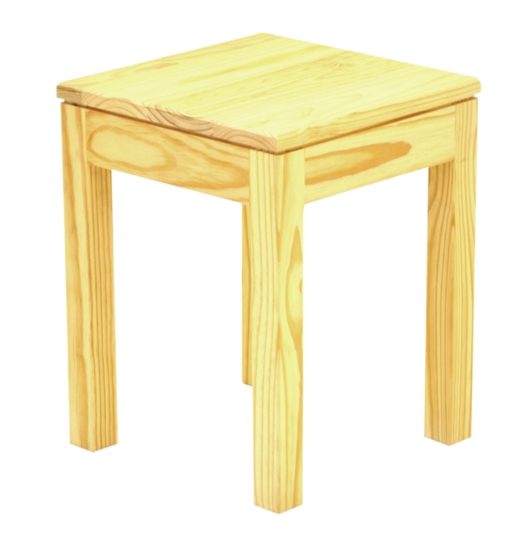 Pine 350 X 350 Flush Top Side Table