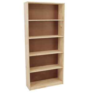 Pine 5 Section File Bookcase